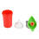 Tragbares Urinal für Kinder Rot 5