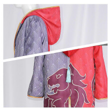 (M, Green) Wizard School Costume Hooded Cape Robe Adult Men Magician Halloween Cosplay Witch Dress Up Outfit K