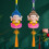 Mini Buddha Keychain Cute Pendant for Bag Hands Openable Plush Toy Gift 5