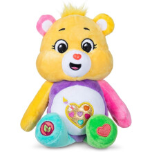 Care Bears Sparkle Fun Size - Work of Heart Bear 22cm Soft Plush Toy