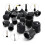 Valve Cap - Universal - 6 Pieces - Black - Easy to Install - Durable 4