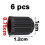 Valve Cap - Universal - 6 Pieces - Black - Easy to Install - Durable 2