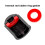 Valve Cap - Universal - 6 Pieces - Black - Easy to Install - Durable 3