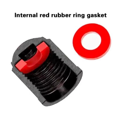 Valve Cap - Universal - 6 Pieces - Black - Easy to Install - Durable 2