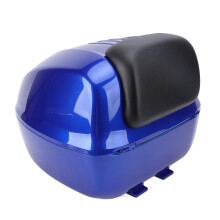 Motorrad Heckbox ABS mit Passwort-Schloss Blau