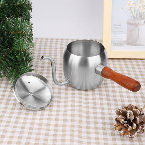 Kaffee-Tropfkessel 500ml Edelstahl Feindüse 2
