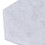 6 Eck Akustikplatten 12 Stk. 14x12x7cm Silber 6