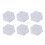 6 Eck Akustikplatten 12 Stk. 14x12x7cm Silber 5