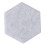6 Eck Akustikplatten 12 Stk. 14x12x7cm Silber 13