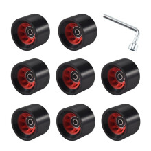 8Pack 95A 58mmx39mm,Indoor Quad Roller Skate Wheels,PU Wear-Resistant Wheels Double-Row Roller Skates Accessories
