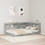 VidaXL vidaXL Storage Headboard Concrete Grey 120 cm Engineered Wood 1