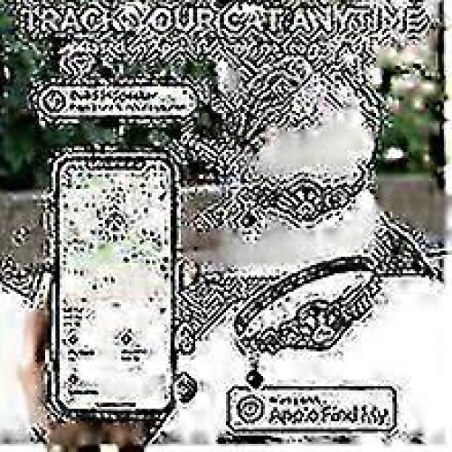 (Reflective Black  B) Airtag & Android Cat GPS Tracker, No Monthly Fee, Waterproof Reflective Collar_g1