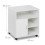 Caisson bureau mobile - HELLOSHOP26 - 40x45x70 cm - 5 compartiments - Roues 360 (2 freins) - Plateaux réglables 1