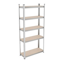 Verstelbare zware opslagplank 5 niveaus voor garage kelder 90 x 40 x 180