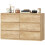 Commode de rangement 120 x 39 x 75 cm 6 tiroirs gain de place design 1