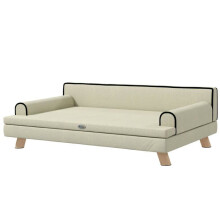 Sofá para perro gato con cojín extraíble, comodidad de asiento suave 100 x 62 x 32 cm