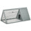 Clapier para coelho - HELLOSHOP26 - Clapier triangular - Ninho fechado - Cercado com grade - Porta dupla 1