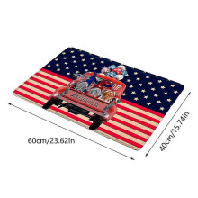 (i) 4th of July Patriotic Door Mats, Non-Slip Washable Floor Mat Entrance Rug for Memorial Day Holiday Front Door Porch Indoor Outdoor Decor_1