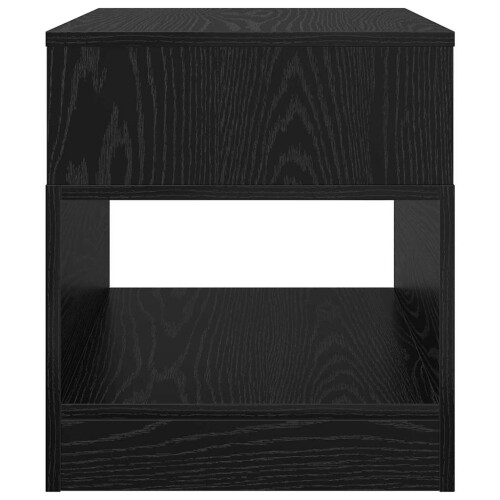 VidaXL vidaXL End Table Black Oak 40.5 x 40 x 45 cm Engineered Wood 2