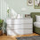 Commode de rangement 120 x 39 x 75 cm 6 tiroirs sans poignées gain de 2