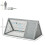 Clapier para coelho - HELLOSHOP26 - Clapier triangular - Ninho fechado - Cercado com grade - Porta dupla 2