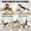 Banc de musculation - HELLOSHOP26 - Multi-positions - Siège réglable 3 niveaux - Rangement vertical - Charge 150 kg 3