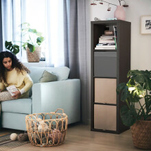 IKEA KALLAX 4 Cube Shelving Unit 42x147 cm
