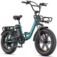 (Green) ENGWE L20 Boost Step-Thru 20*4.0 E-Bike Electric Bike E-City Bike 48V 13AH 126KM UK