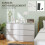 Commode de rangement 120 x 39 x 75 cm 6 tiroirs sans poignées gain de 6