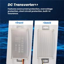Transformator Elektroniczny 36V 48V 60V 72V do 12V 10A Adapter Konwertera Roweru Elektrycznego w Dół Transformatora