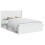 VidaXL vidaXL Bed Frame with Storage and Headboard White 150 x 200 cm 5