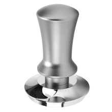 Kaffeestampfer Silber 58mm rostbeständig Feder