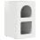 VidaXL vidaXL Bedside Table High Gloss White 29.5 x 33.5 x 50 cm 2