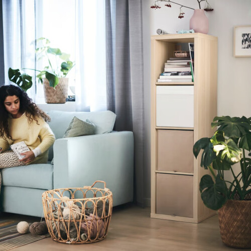 IKEA KALLAX 4 Cube Shelving Unit 42x147 cm