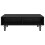 VidaXL vidaXL Side Table with Wheels Black Oak 90 x 50 x 30 cm 2