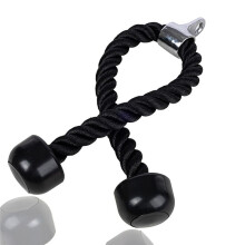 Biceps Rope Pull-Down Training Triceps Tension Rope Gym Fitness Equipment Accessories 70CM Double End Rope