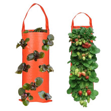 3PCS Breathable Hanging Planter Grow Bag Strawberry Grow Bag Flower Grow Bags Potato Grow Bags Plant Grow Bags B