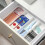 Kitchen Drawer Tableware Organization Frame Adjustable Cooking Tableware Tray Plastic Tableware Chopsticks Rack 3