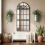 Homcom HOMCOM Large Arched Wall Mirror with 3-Piece and Tempered Glass 3