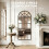 Homcom HOMCOM Large Arched Wall Mirror with 3-Piece and Tempered Glass 5