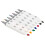 80 Colour Twin Tip Markers Set w/ Case 7