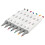 80 Colour Twin Tip Markers Set w/ Case 8