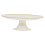 Textured Glass Cake Stand Gold Rim 8