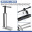 Universal Brake Caliper Tool Heavy Duty Brake Caliper Spreader Tool for Multi-Piston Brake Piston Compressor Tool Silver 4