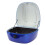 ABS Motorrad Koffer mit Codeschloss 33 Liter Blau 2