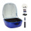 ABS Motorrad Koffer mit Codeschloss 33 Liter Blau 13