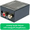Digital zu Analog Audio Konverter mit Netzteil 6