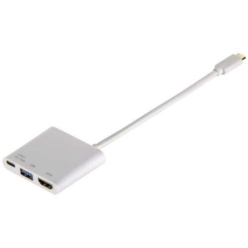 Hama USB-C-Hub Multiport-Adapter 1:3 + HDMI 1
