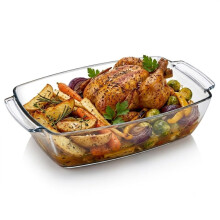 4.42L Rectangular Glass Roasting Dish