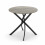 (Greige Oak) 80cm Round Dining Table w/ Intersecting Metal Legs 7